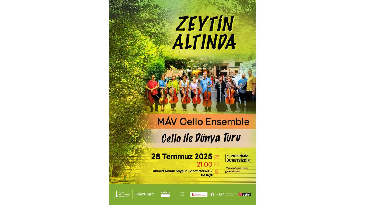 Zeytin Altında konserleri MAV Cello Ensemble ile başlıyor