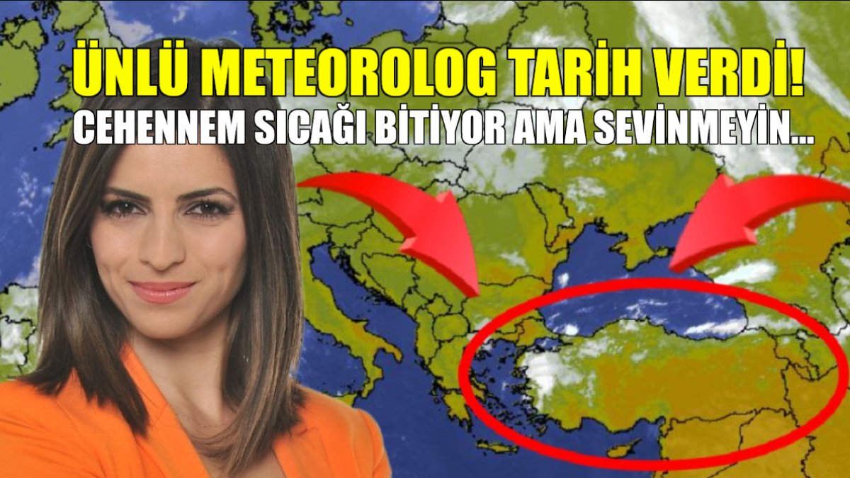 Ünlü meteorolog tarih verdi: 42 derecelik cehennem sıcağı bitiyor! Ama sakın sevinmeyin, kötü haber hemen arkasından geliyor