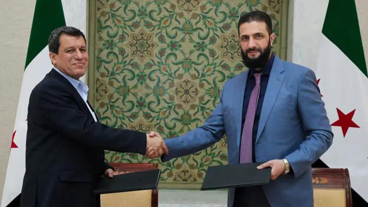 Şara ile Mazlum Abdi görüştü