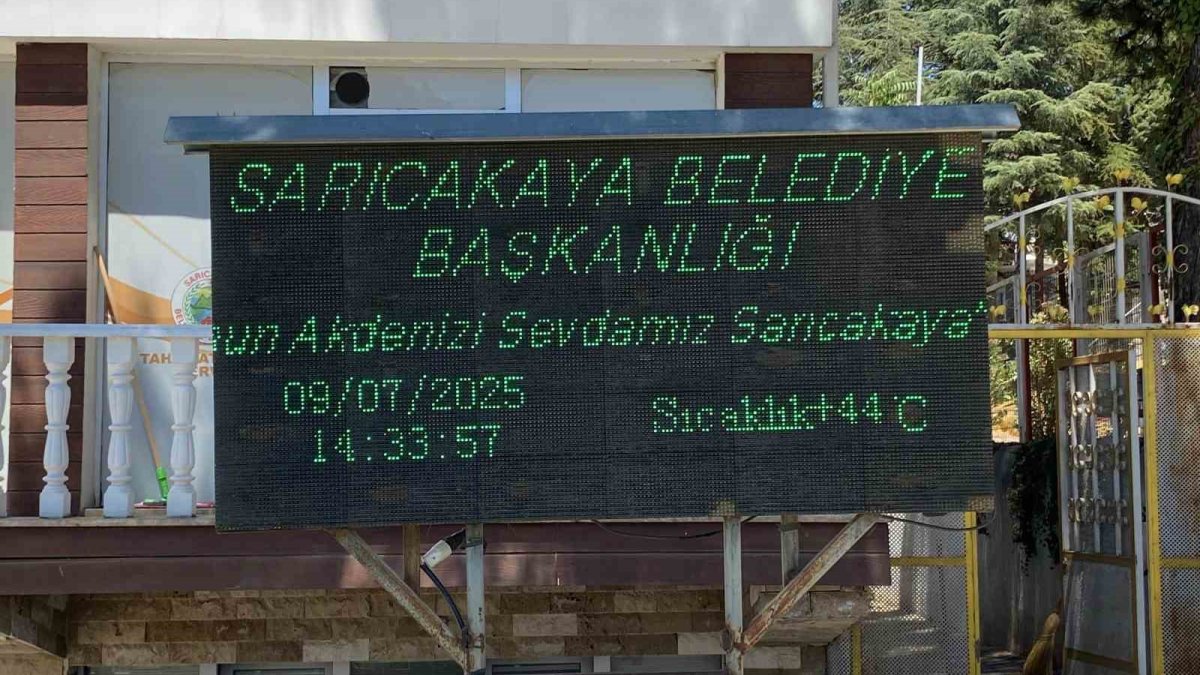 Türkiye’nin en sıcak ilçesi yeniden kavruldu: Termometreler 44 dereceyi gördü