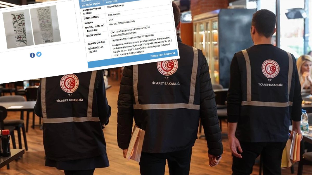 Bakanlık satışlarını yasakladı: Oda kokuları ve evcil hayvan ürünleri toplatılıyor