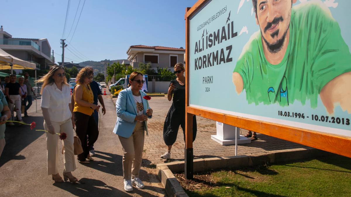 Ali İsmail Korkmaz’ın 12. Yılında Güzelbahçe’de anma düzenlendi