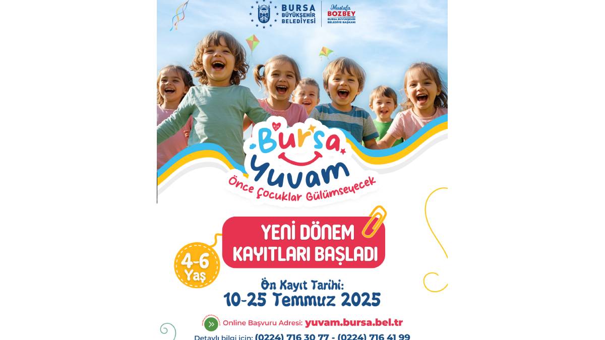 Bursa Yuvam’da kayıtlar başladı
