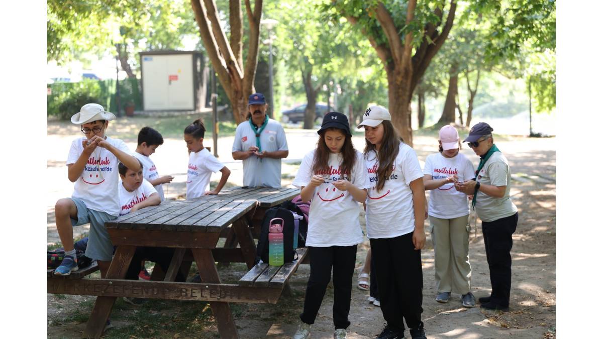 Merkezefendi’de gençlere izcilik ve yaşam becerileri eğitimi