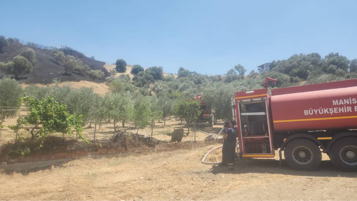 Turgutlu Derbent’teki yangın büyümeden söndürüldü