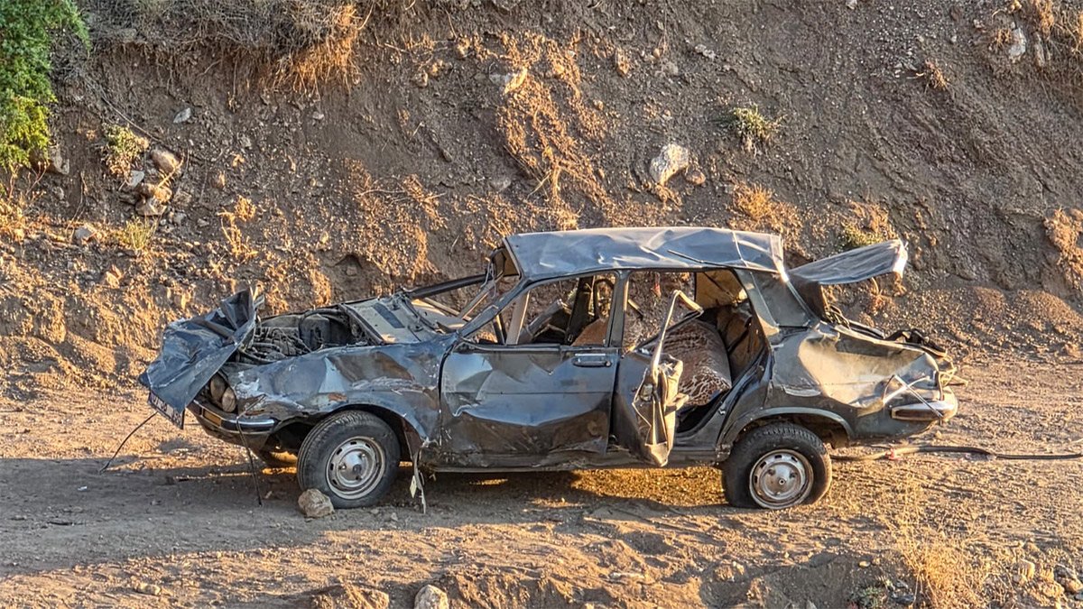 Adana'da feci kaza! Otomobil uçuruma yuvarlandı: 1 ölü, 7 yaralı