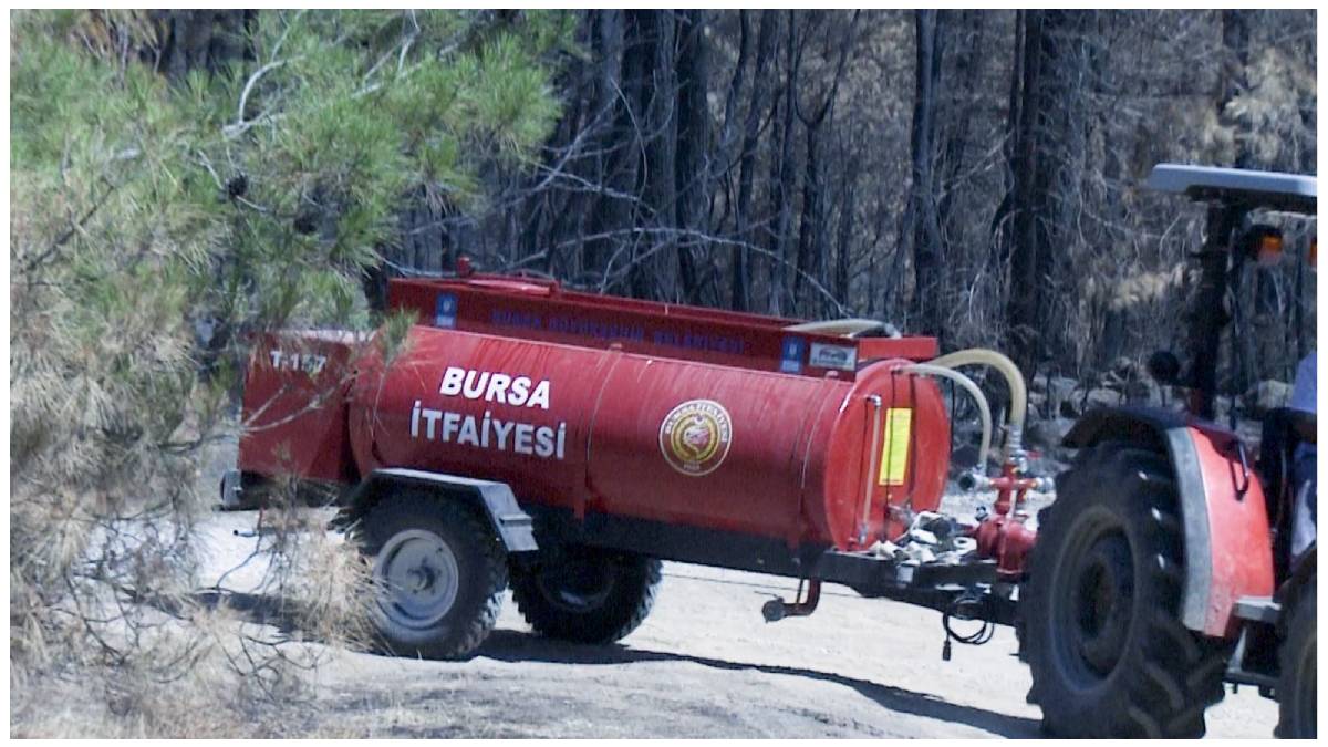 Büyükşehir tankerleri ile orman yangınlarına anında müdahale