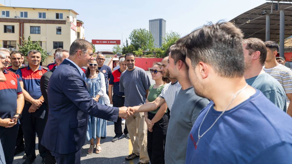 Başkan Tugay’dan ateş savaşçılarına teşekkür ziyareti