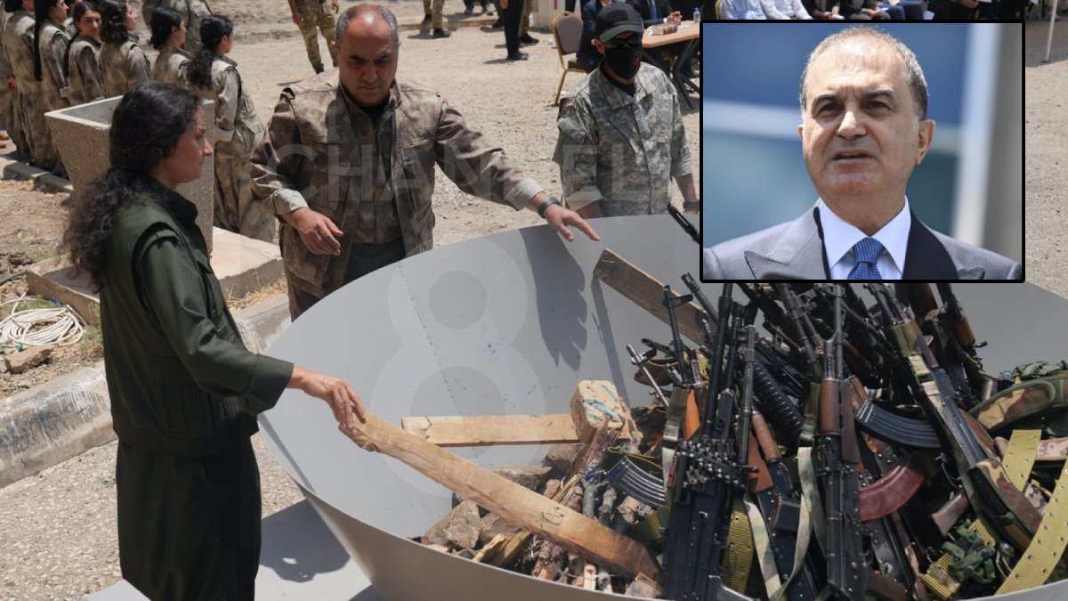 AK Parti’den PKK’nın silahları yakmasının ardından ilk açıklama: Tarihi bir sayfa açılıyor