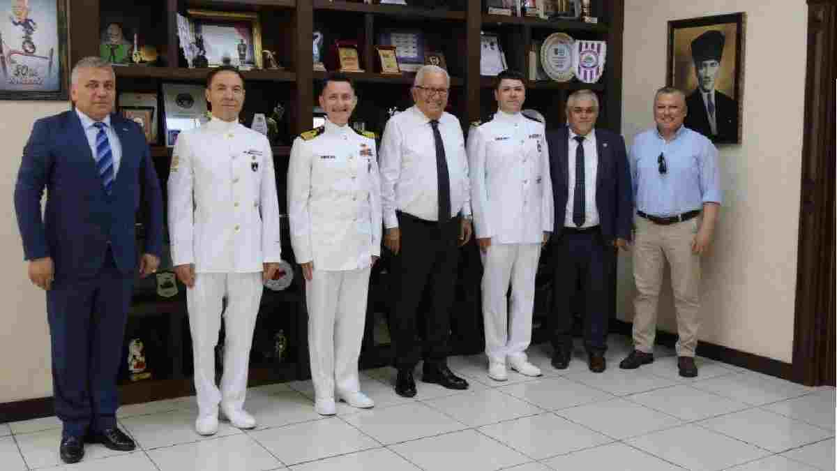 Komutanlar, Başkan Posbıyık’ı ziyaret etti