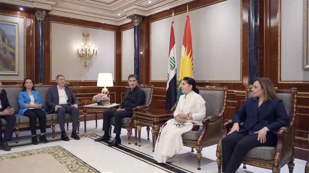 DEM Parti heyeti Neçirvan Barzani ile görüştü