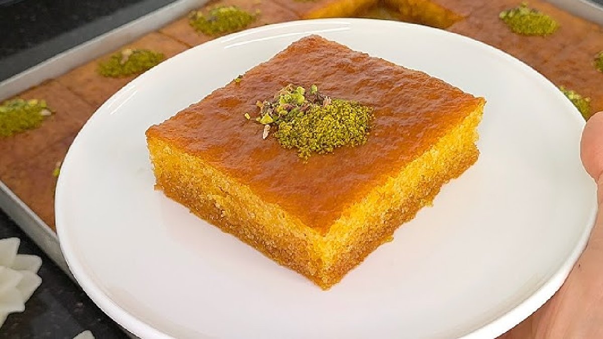 İçinde ne süt var ne de sıvı yağ! Az malzemeli çok lezzetli: Üstelik şerbeti de karamelli