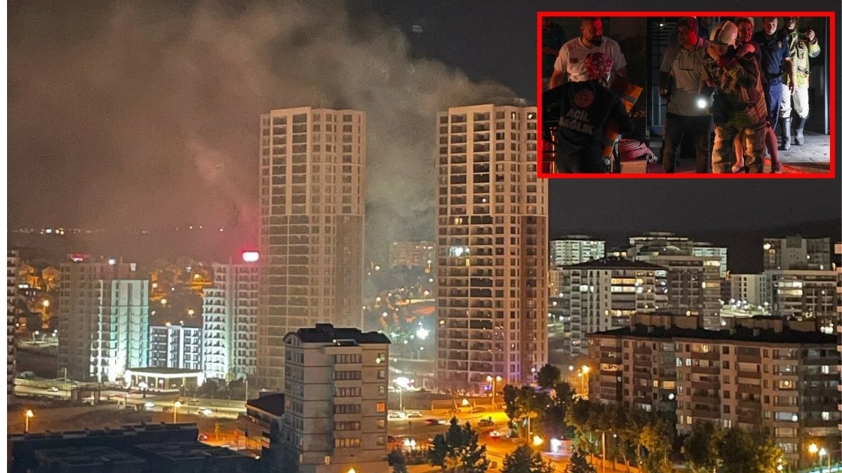 Ankara’da akıl almaz facia! 26 katlı bina alevlerin içinde kaldı: 1’i bebek 3 kişi hayatını kaybetti