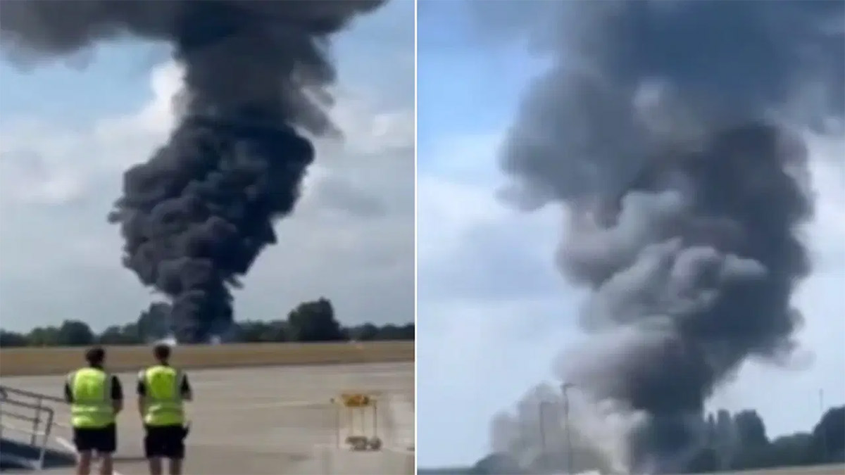 Londra’da yolcu uçağı düştü