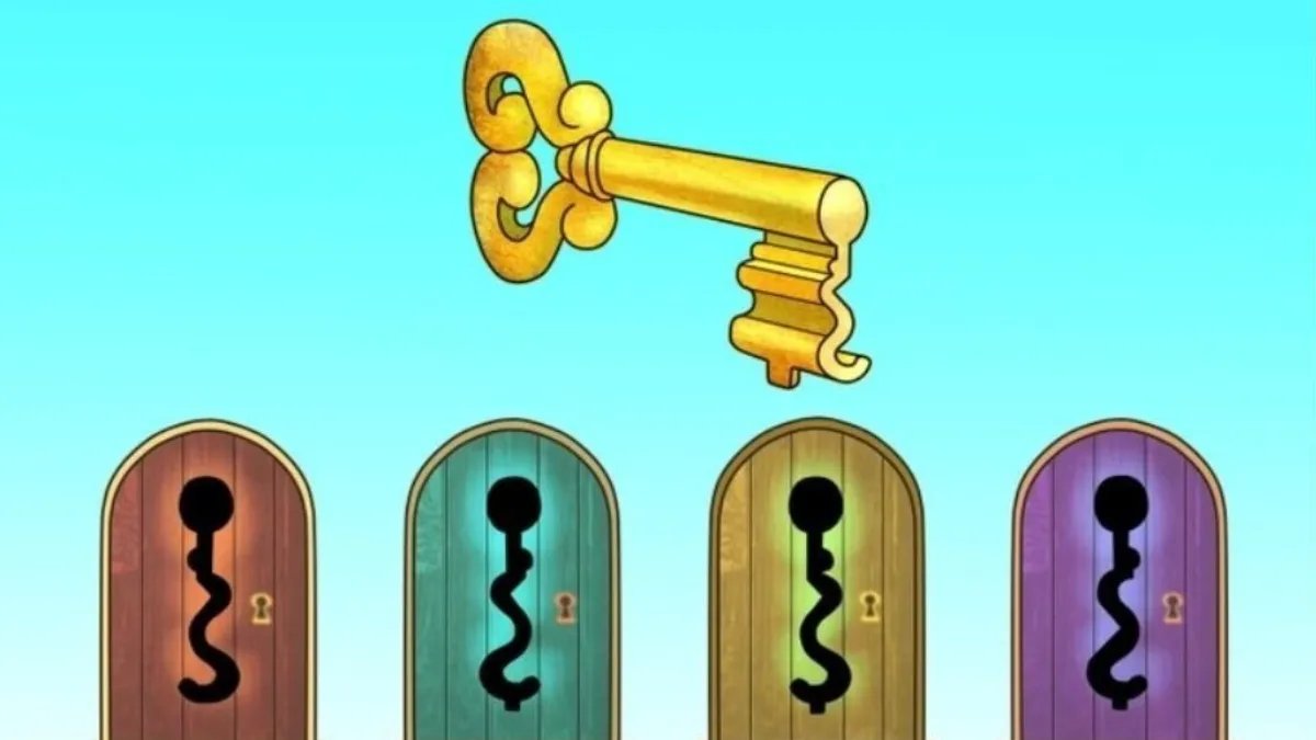 Zihinleri karıştıran görsel test! 8 saniyede doğru kapıyı bulabilecek misin?