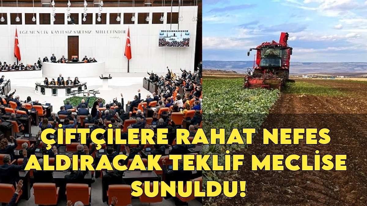 Çiftçiye nefes aldıracak teklif Meclis'te! KDV tamamen kaldırılacak mı?