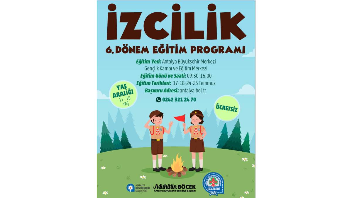 Büyükşehir’in 6. dönem izcilik kampı başlıyor