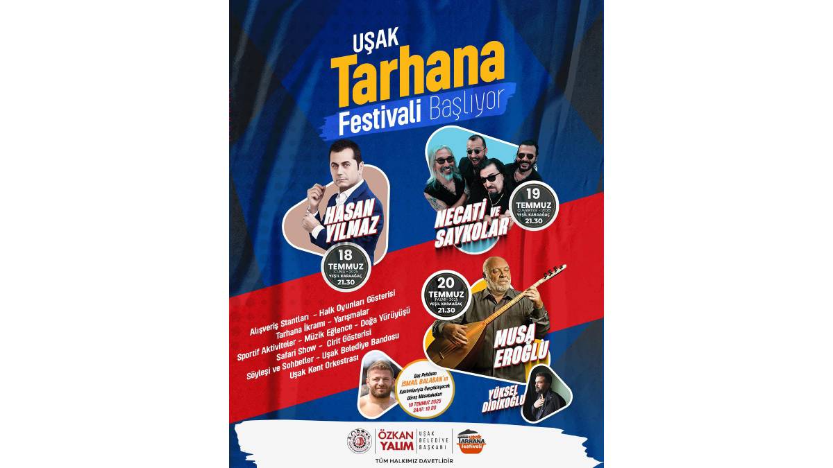 2. Uluslararası Uşak Tarhana Festivali için geri sayım başladı! Takvim belli oldu