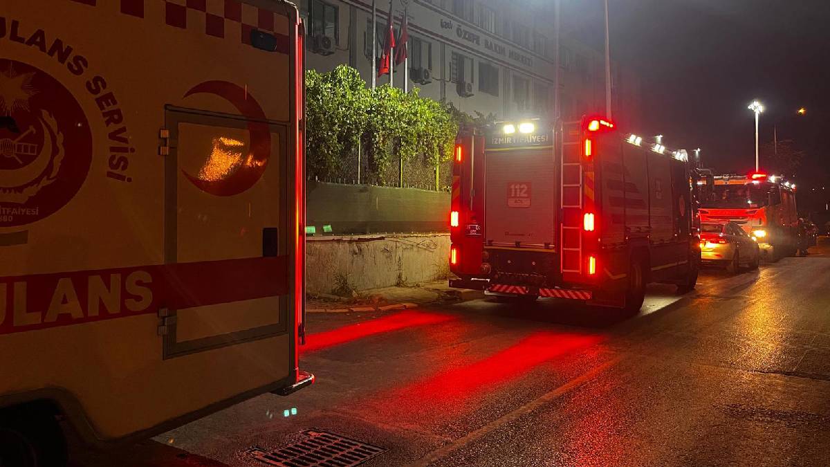 İzmir’deki bakımevinde korkutan yangın! Tüm bakımevi sakinleri tahliye edildi