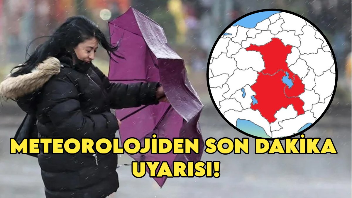 Meteorolojiden son dakika uyarısı! Ankara, Konya ve Aksaray için saat verildi: 80 km hızla vuracak