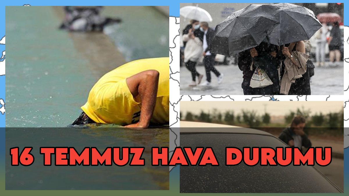 Meteorolojiden peş peşe uyarılar! O illeri 'kuvvetli sağanak' vuracak, Güneydoğu'ya toz fırtınası geliyor!