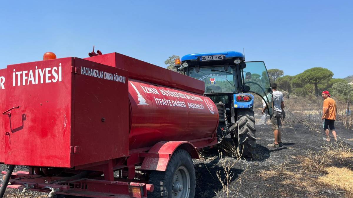 Bergama'daki orman yangını kontrol altına alındı