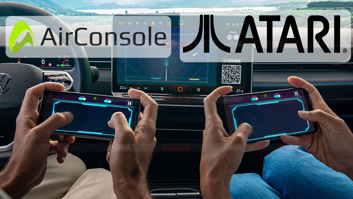 Volkswagen araçlarına Atari oyunları geliyor: AirConsole Atari iş birliği