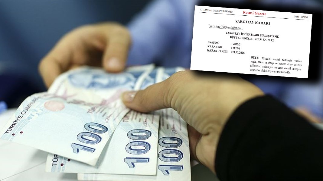 Yargıtay’dan emsal karar: Bankalar emekli maaşına bloke koyabilecek