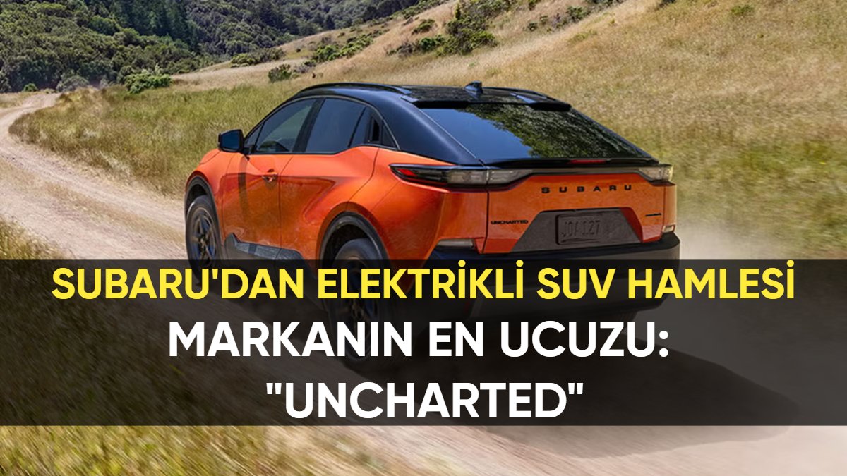 Subaru'dan elektrikli SUV hamlesi: İşte karşınızda markanın en ucuzu "Uncharted"!