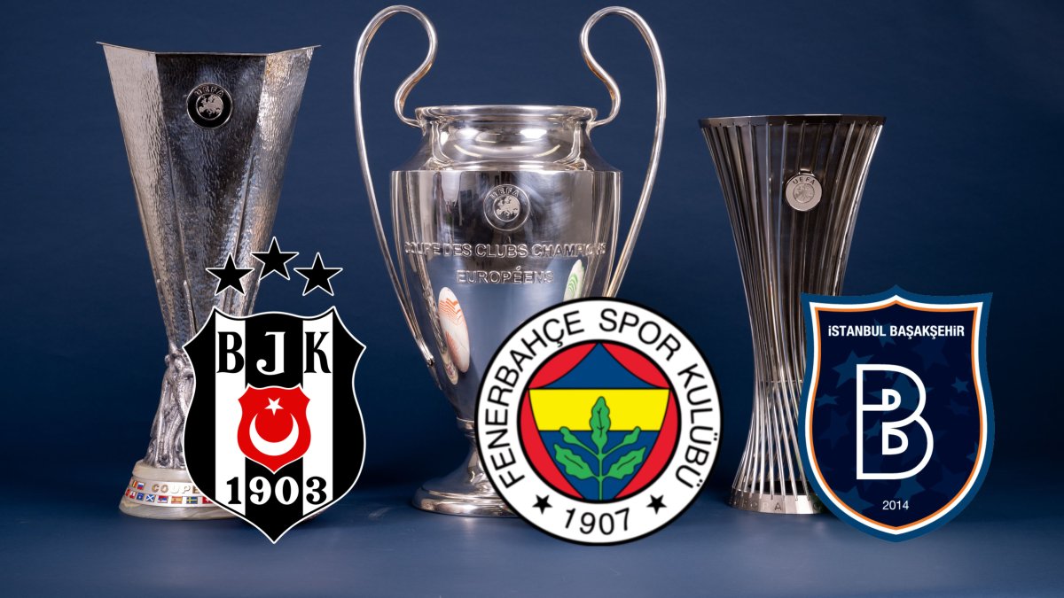 Fenerbahçe, Beşiktaş ve RAMS Başakşehir'in Avrupa kupalarındaki rakibi belli oluyor