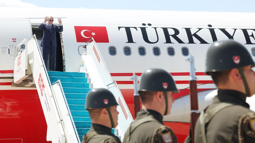 Erdoğan KKTC'ye gitti