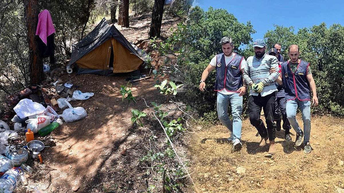 Netflix'e belgesel olur: 'Dağdaki Çadır Adam' yakalandı! Jandarma, firariye 'Merhaba' dedi, dağdaki tatil bitti