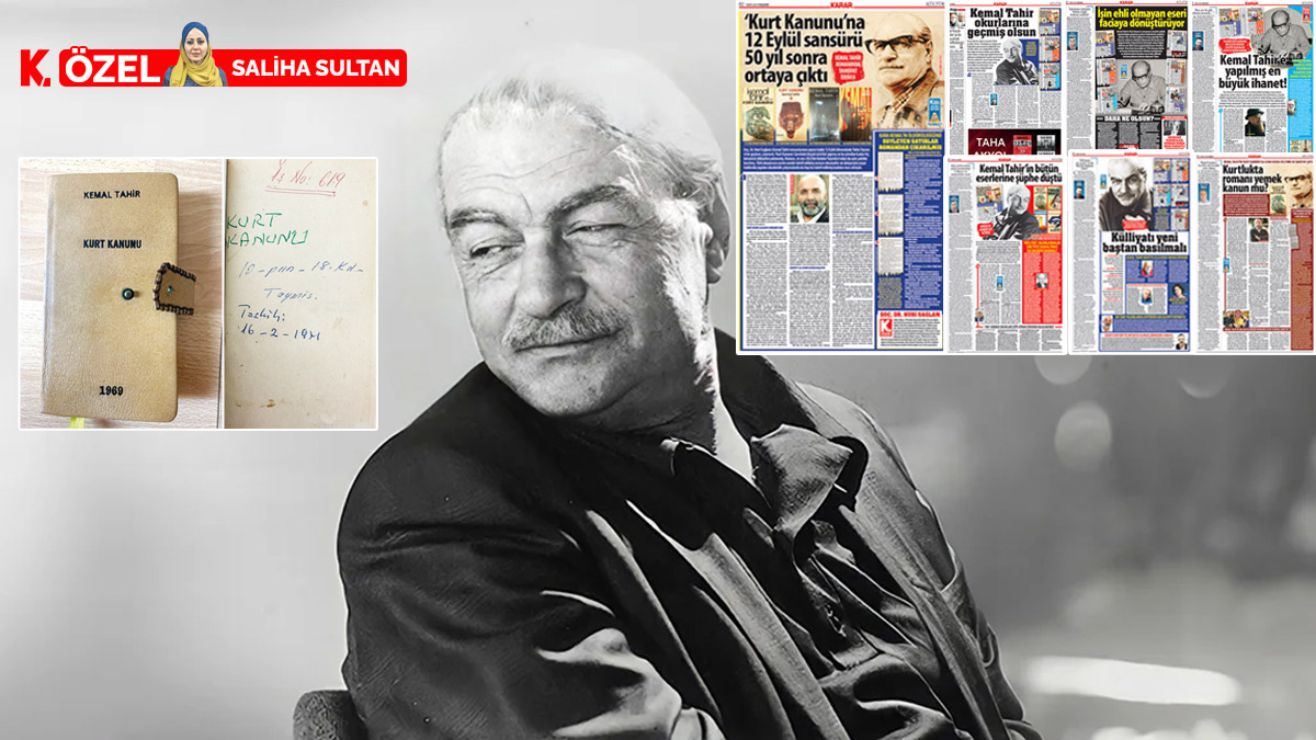 Kemal Tahir’in kendi el yazısıyla tashih ettiği ‘Kurt Kanunu’ nüshası ortaya çıktı: Sansür tartışmasında sürpriz belge