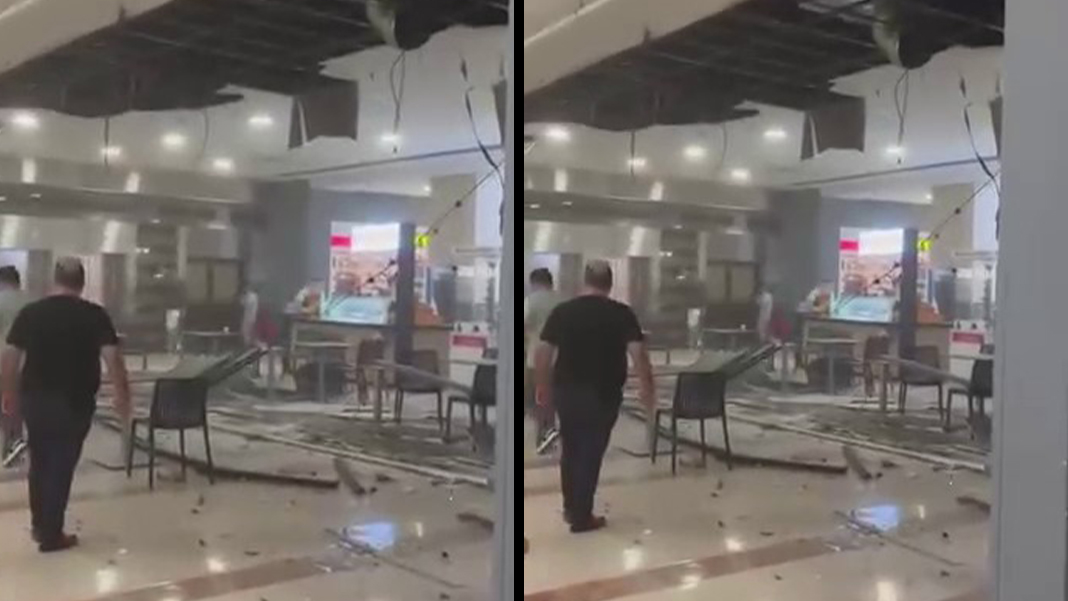 Beylikdüzü’nde AVM’de asma tavan çöktü: 1 yaralı