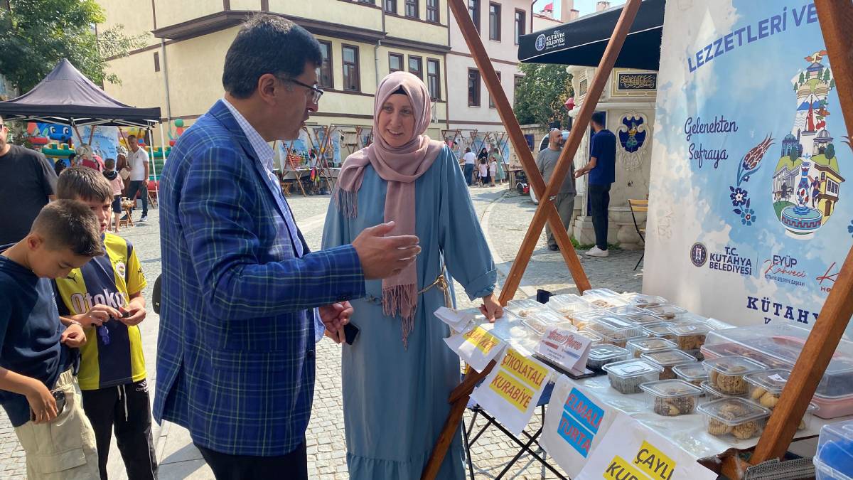 Belediye Başkanı Eyüp Kahveci'den üretken ellere tam destek