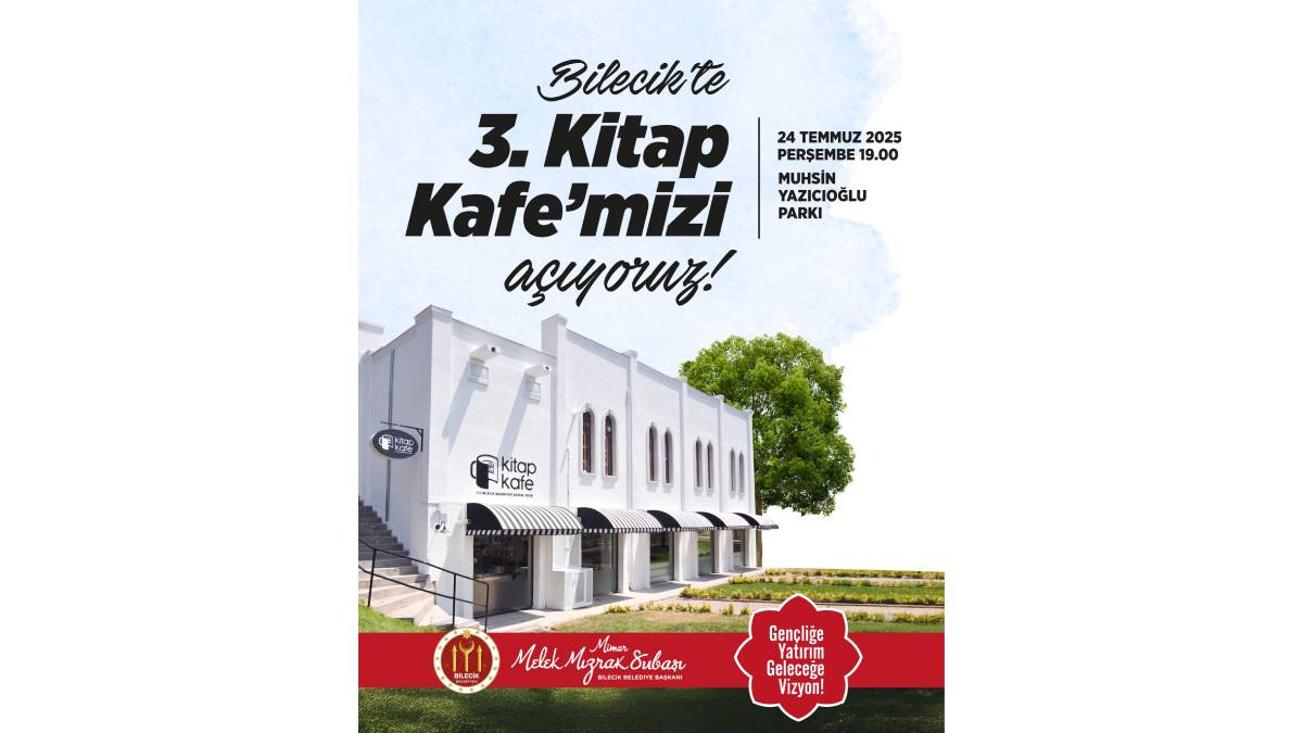 Bilecik’te 3. Kitap Kafe açılıyor