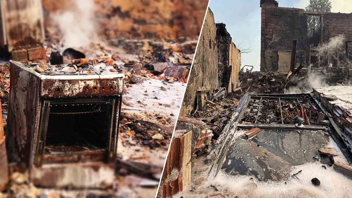 Sakarya’da yangın felaketi: Üç ev tamamen yok oldu