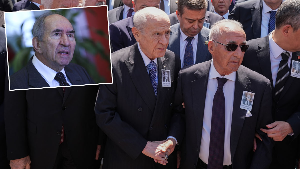 Altan Öymen için TBMM'de cenaze töreni: Bahçeli ile Hikmet Çetin el ele yürüdü