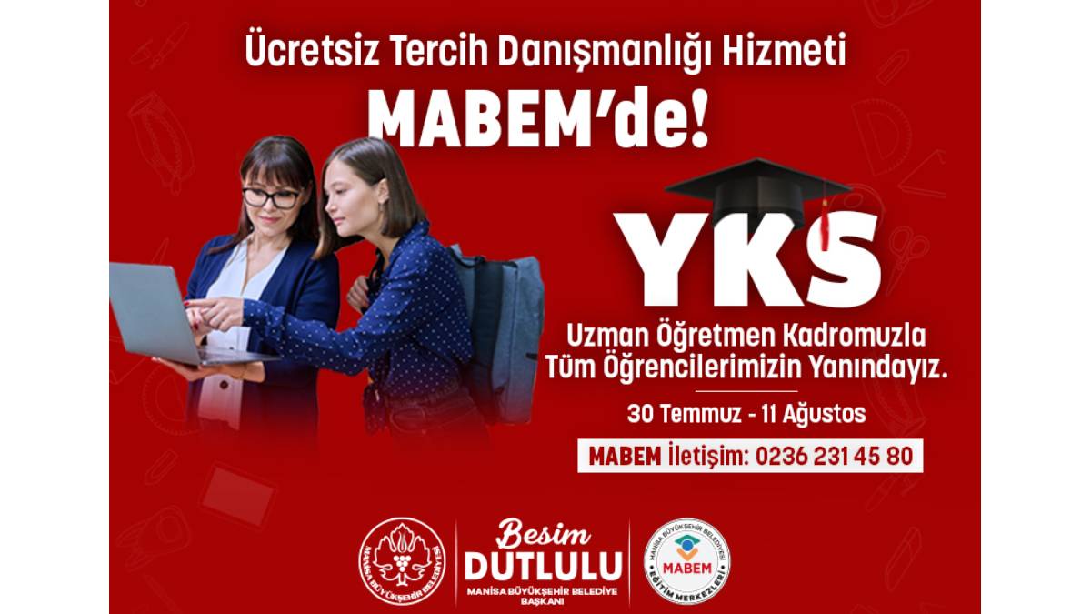 Büyükşehir’den ücretsiz YKS tercih danışmanlığı