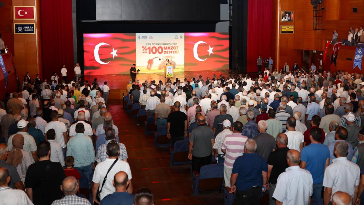 Bursa Büyükşehir’den üreticiye güçlü katkı: Yüzde 100 hibeli mazot desteği