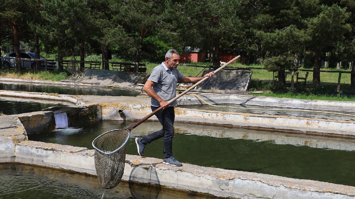 Denizi yok ama bolca üretiyor! Yetiştirdiği balıklar dünyaya açıldı, çokça kazandı: ‘Hedef ilk 5’e girmek’