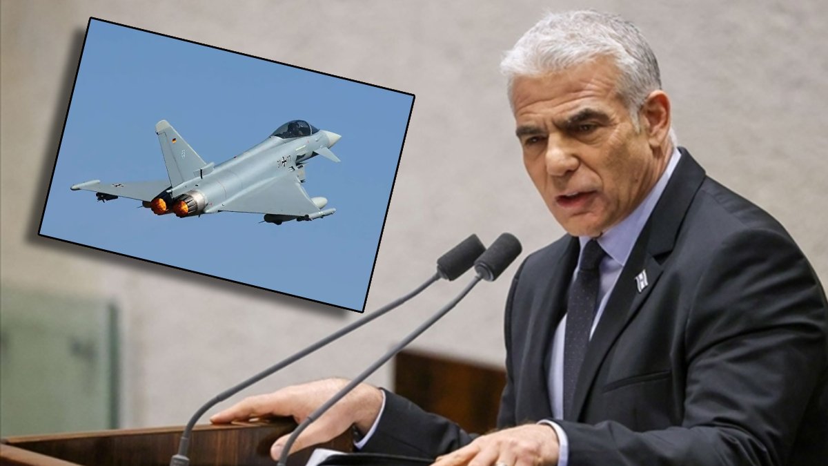 İsrailli muhalefet lideri Lapid, Türkiye’nin Eurofighter almasına karşı: Bizim için tehlikeli, Netanyahu olmasaydı engellerdik