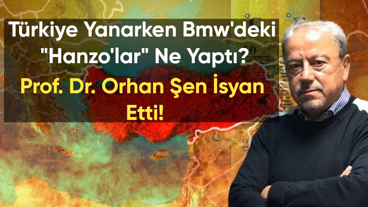 Türkiye yanarken BMW'deki "hanzo'lar" ne yaptı? Prof. Dr. Orhan Şen gözleriyle gördü, isyan etti: "Bunlara hayvan denmez!"
