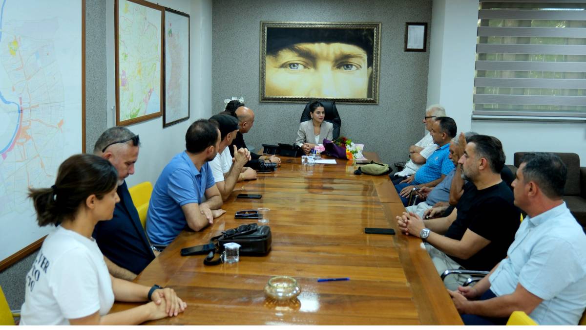 Ceyhan Belediyesi Başkan Vekili Yıldız gazetecileri ağırladı