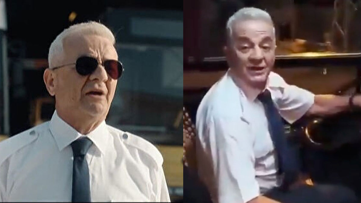 Zafer Algöz film setinde otobüsle kaza yaptı