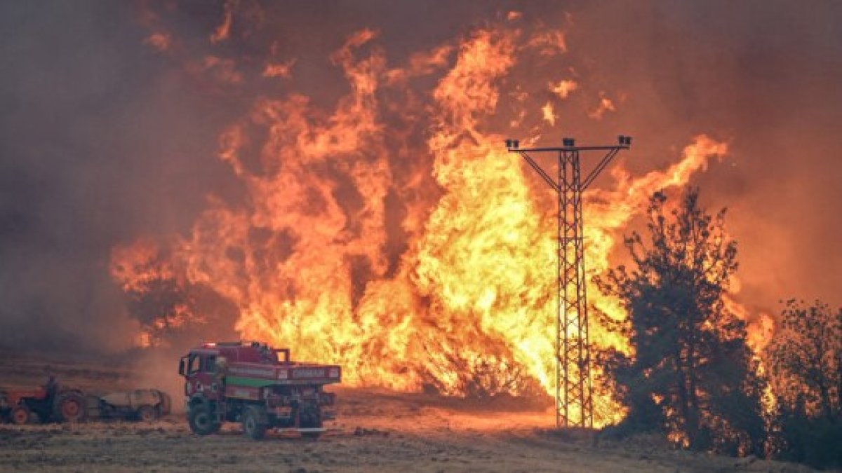 Eskişehir’de orman yangını: Havadan müdahaleye ara verildi, alevler yeniden yükseldi