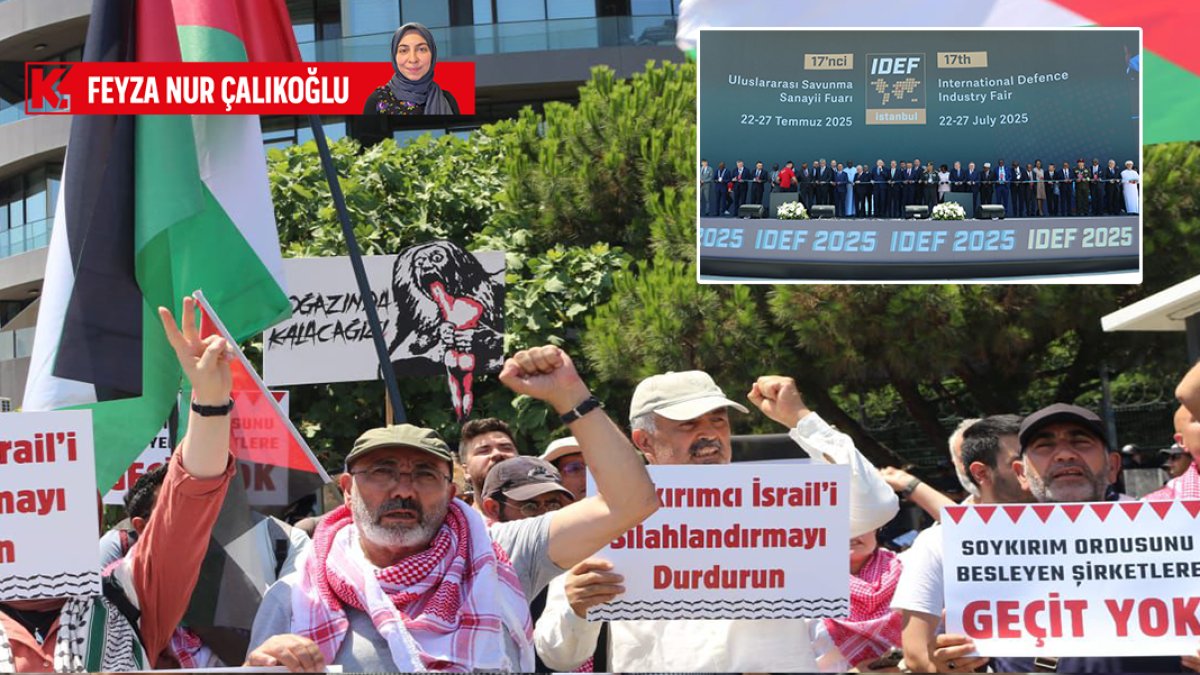İsrail’in İstanbul’daki silah tedarikçilerini protesto etmişlerdi: Filistin için ses çıkarana kelepçe