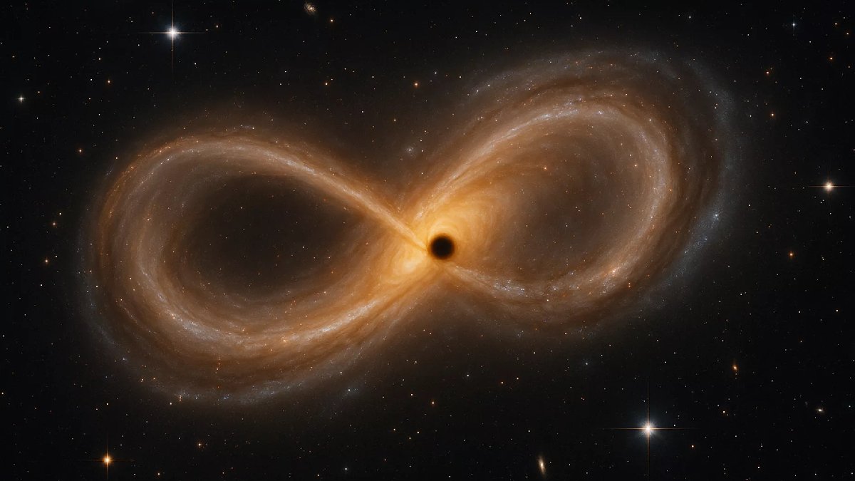 Evrenin uzak noktasında kara delik keşfi: Çarpışan galaksilerin ortasında bulundu