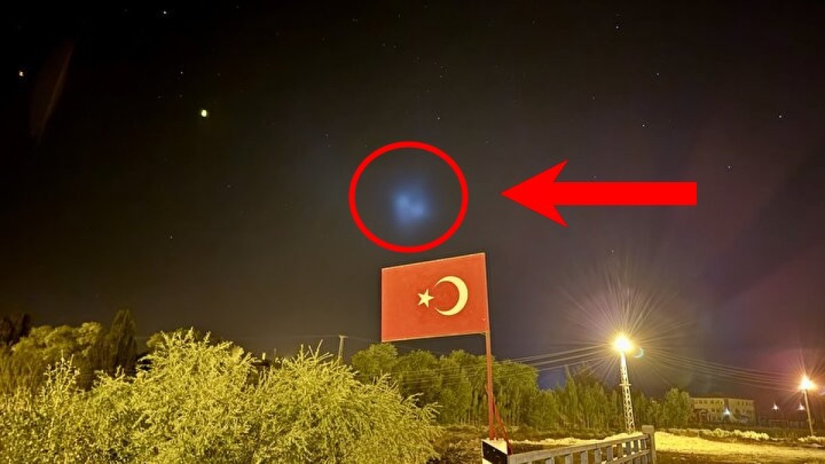 Gökyüzüne bakanlar şaşkınlığa uğradı! Olayın aslı ortaya çıktı: Ne uzaylı ne de başka bir şey...