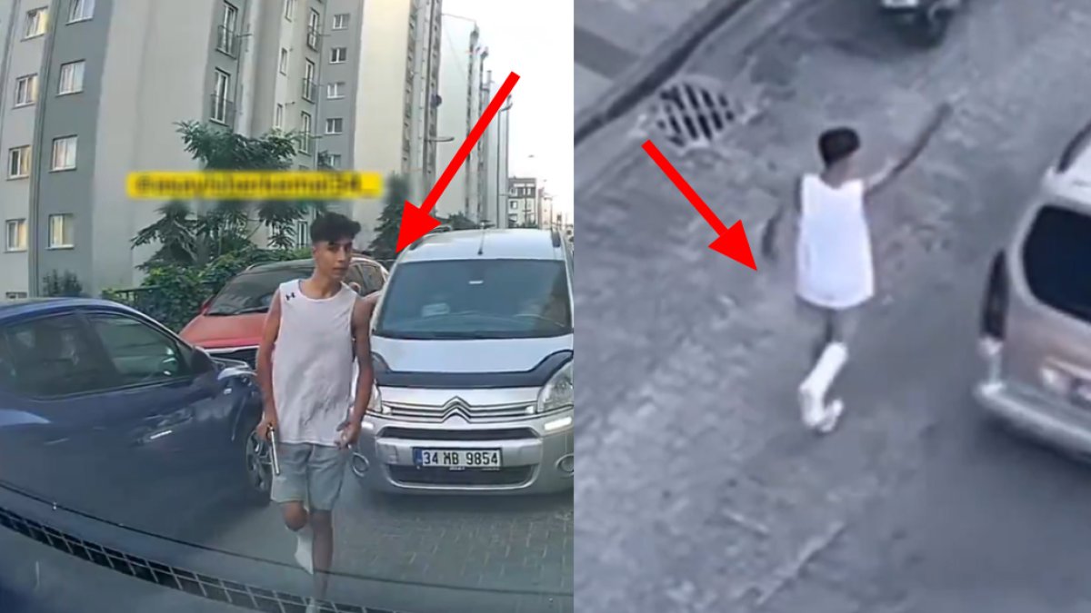 Esenyurt’ta ayağı kırık kurye ortalığı birbirine kattı! Tartıştığı sürücüye kurşun yağdırdı